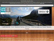 Tablet Screenshot of mtr-tour.de